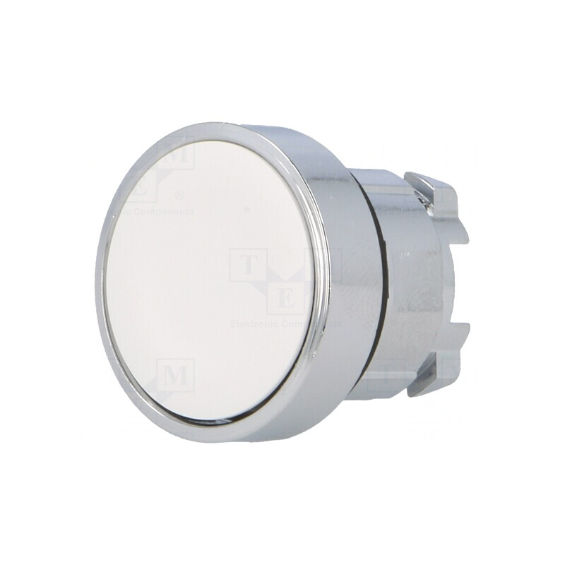 Comutator apăsare 22mm albă | Electronic-mag.ro | Componente Electronice