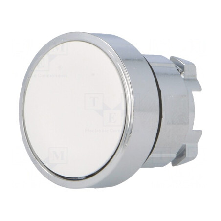 Comutator apăsare 22mm albă | Electronic-mag.ro | Componente Electronice