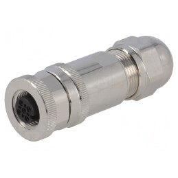 Mufă M12 3 PIN mamă IP67 pe cablu | Electronic-mag.ro | Componente Electronice