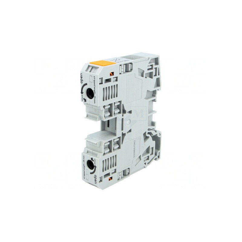 Conector Șine 6-35mm2 1P 2Borne Gri 1kV | Electronic-mag.ro | Componente Electronice