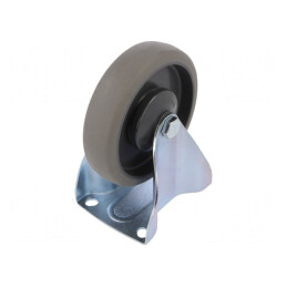 Roată de Transport Rigidă 125mm 150kg | Electronic-mag.ro | Componente Electronice