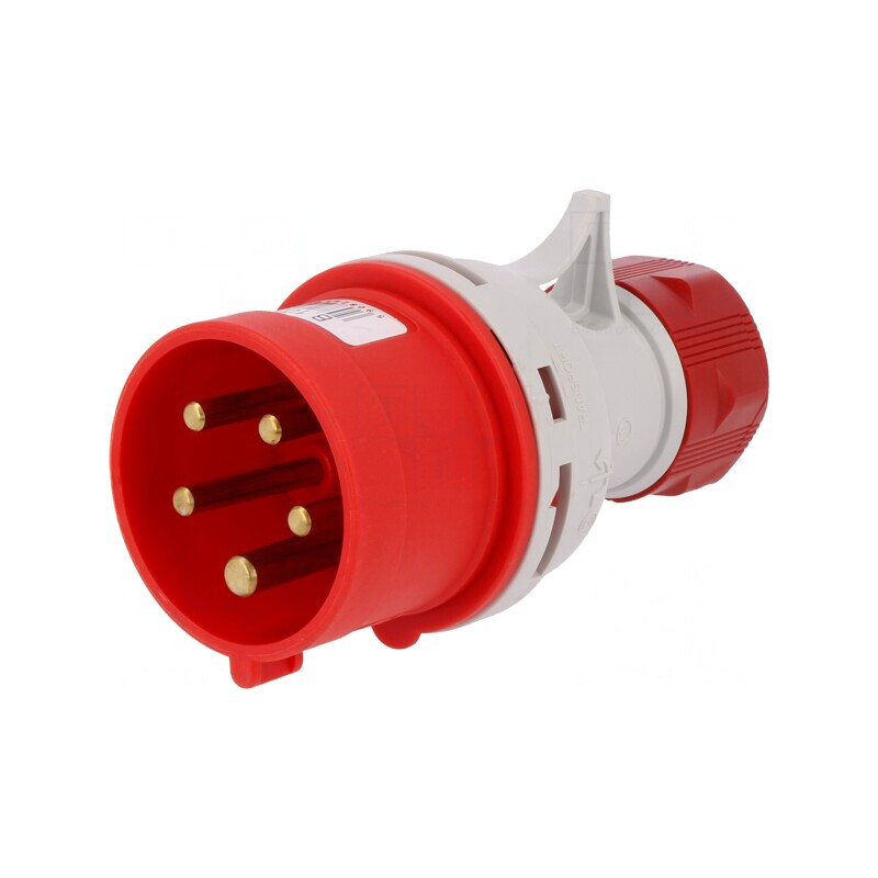Conector alimentare AC trifazat 16A 400VAC IP44 | Electronic-mag.ro | Componente Electronice