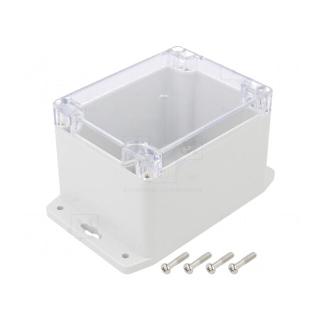 Carcasă universală 90x115x80 mm cu lame de fixare | Electronic-mag.ro | Componente Electronice