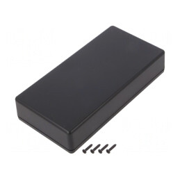 Carcasă Universală Neagră ABS 85.5x170x35.5mm | Electronic-mag.ro | Componente Electronice
