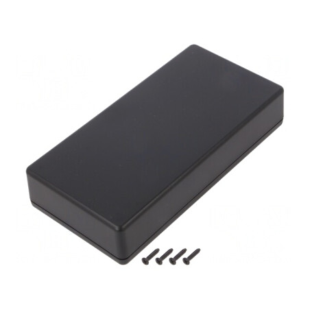 Carcasă Universală Neagră ABS 85.5x170x35.5mm | Electronic-mag.ro | Componente Electronice