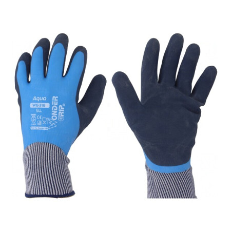 Mănuși de Protecție Latex Albastru Mărimea L | Electronic-mag.ro | Componente Electronice