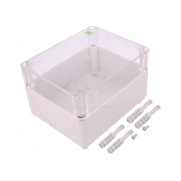 Carcasă universală industrială gri 135x170x107 mm | Electronic-mag.ro | Componente Electronice