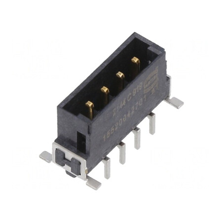 Conector PCB-PCB tată 4 pini 2,54mm har-flex® Power | Electronic-mag.ro | Componente Electronice