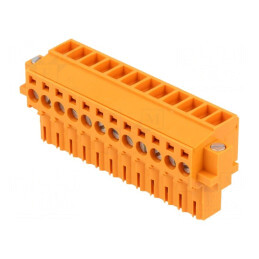 Regletă de Conexiuni Deconectabilă 3,5mm 12 Piste Drept Mufă | Electronic-mag.ro | Componente Electronice
