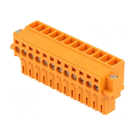 Regletă de Conexiuni Deconectabilă 3,5mm 12 Piste Drept Mufă | Electronic-mag.ro | Componente Electronice