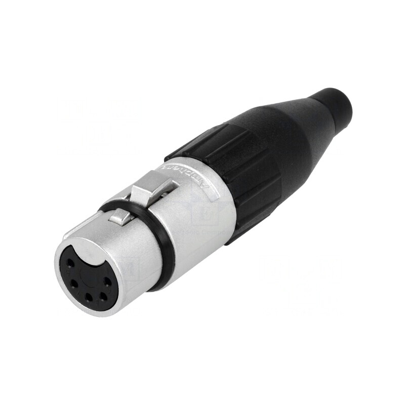 Mufă XLR Mamă 5 Pin 133V | Electronic-mag.ro | Componente Electronice