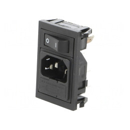 Conector Alimentare AC 10A 250V IEC 60320 | Electronic-mag.ro | Componente Electronice