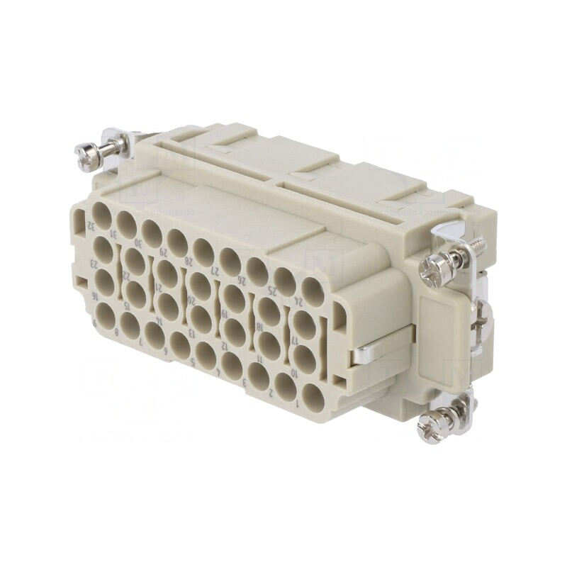 Conector HDC 32P 16A Mamă | Electronic-mag.ro | Componente Electronice