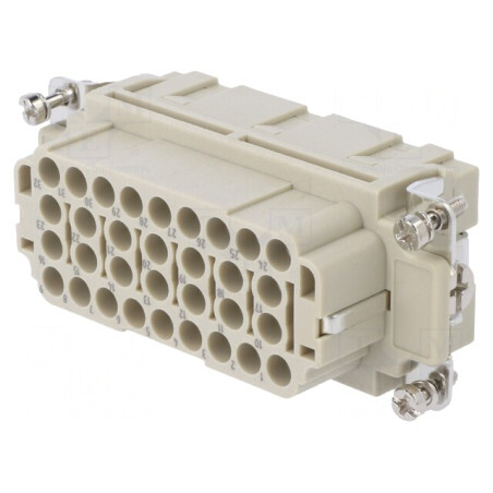 Conector HDC 32P 16A Mamă | Electronic-mag.ro | Componente Electronice