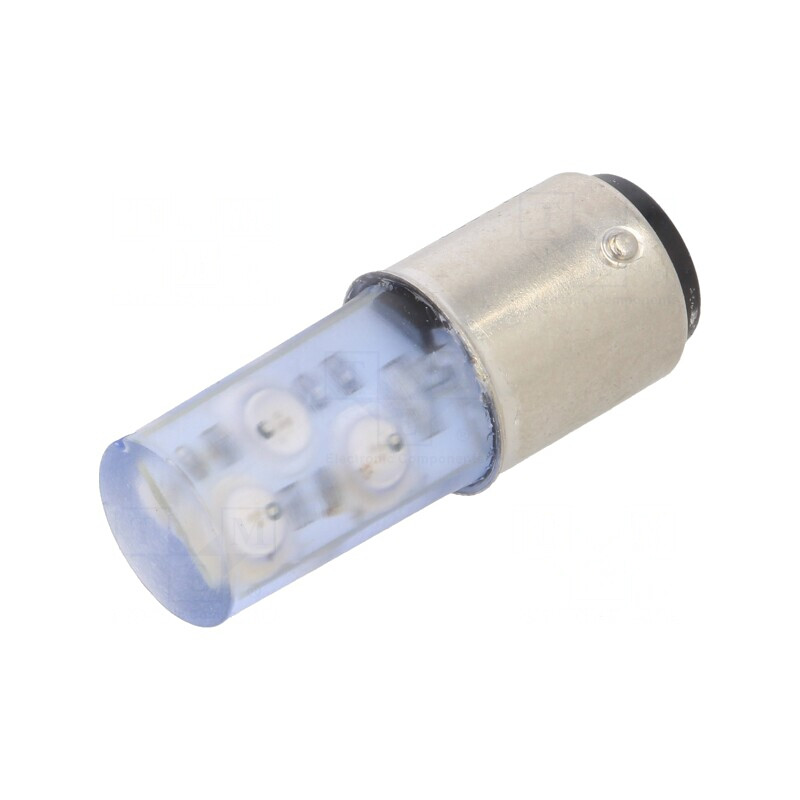 Lampă LED albastră 230V BA15D | Electronic-mag.ro | Componente Electronice Lampă LED albastră 230V BA15D | Electronic-mag.ro | Componente Electronice