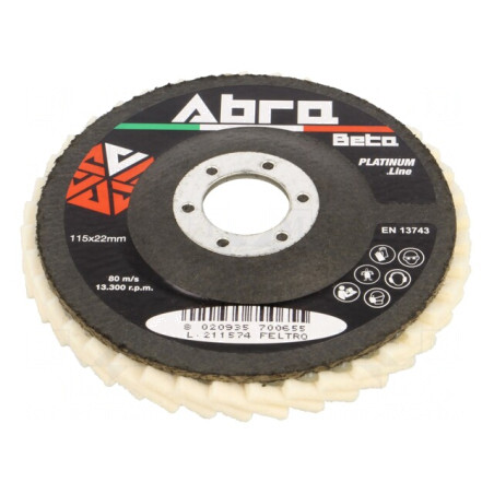Disc de lustruit pâslă 115mm 22,23mm | Electronic-mag.ro | Componente Electronice