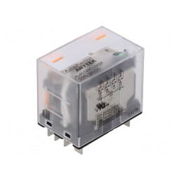 Releu Electromagnetic Industrial 4PDT 24VDC 12A | Electronic-mag.ro | Componente Electronice