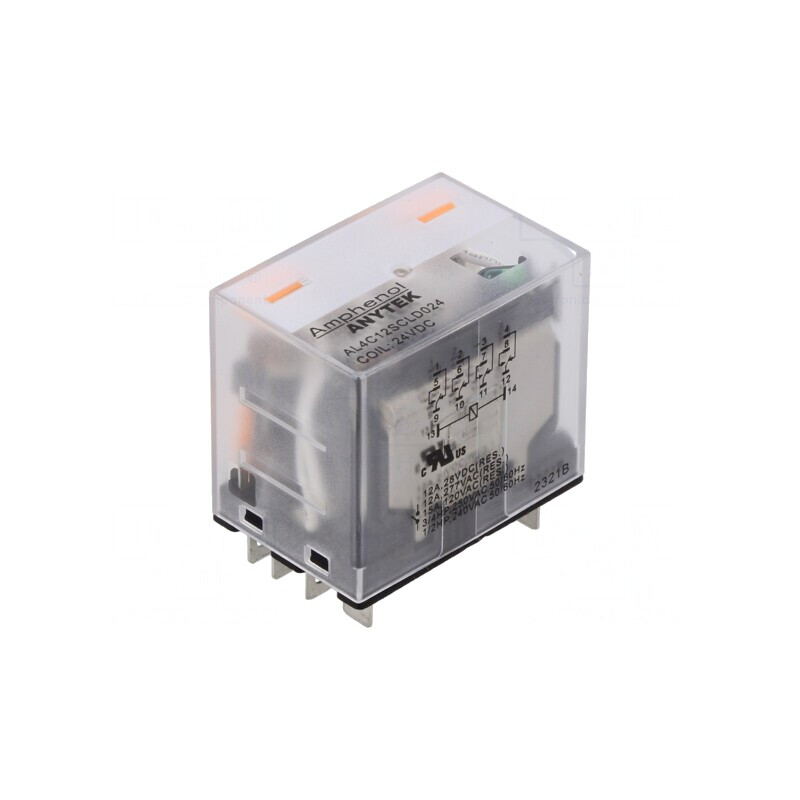 Releu Electromagnetic Industrial 4PDT 24VDC 12A | Electronic-mag.ro | Componente Electronice Releu Electromagnetic Industrial 4PDT 24VDC 12A | Electronic-mag.ro | Componente Electronice