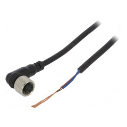 Cablu de conectare M12 5m PVC unghiular | Electronic-mag.ro | Componente Electronice