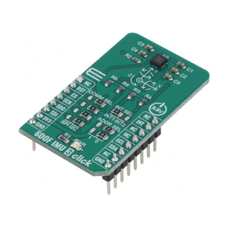 Click Board Accelerometru Giroscop I2C SPI 3.3V | Electronic-mag.ro | Componente Electronice