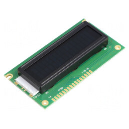 Afișaj LCD Alfanumeric 16x2 STN Negativ cu LED | Electronic-mag.ro | Componente Electronice