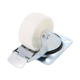 Roată de transport 80mm cu placă de montare | Electronic-mag.ro | Componente Electronice