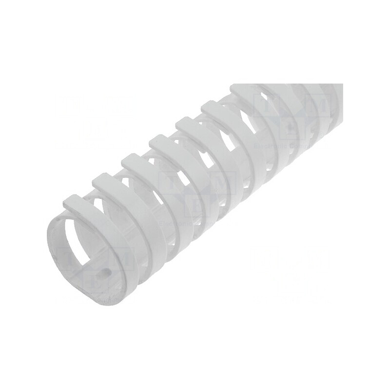 Canal de cablu flexibil alb, 0,5m, polipropilenă UL94V-0 | Electronic-mag.ro | Componente Electronice