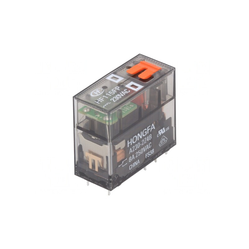 Releu Electromagnetic DPDT 230VAC 8A PCB | Electronic-mag.ro | Componente Electronice