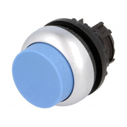 Comutator apăsare 22mm albastru stabilizat | Electronic-mag.ro | Componente Electronice