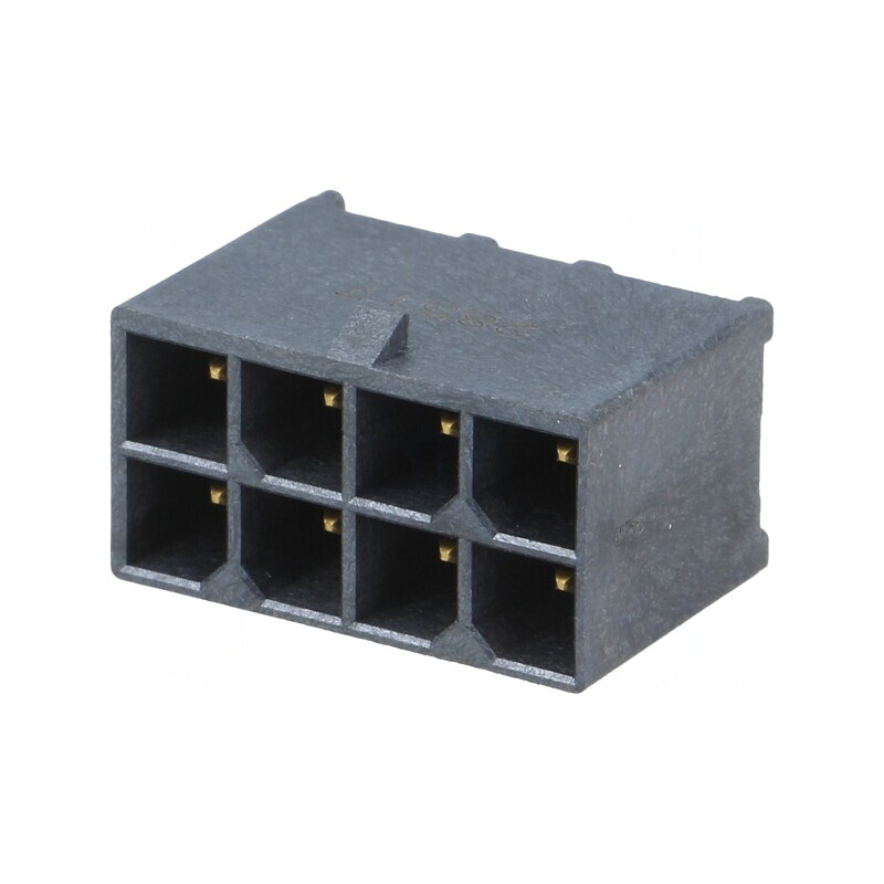 Soclu cablu-placă Mega-Fit 8 pini 5,7mm 23A THT | Electronic-mag.ro | Componente Electronice