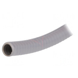 Tub de protecție PVC flexibil gri 16mm HelaGuard | Electronic-mag.ro | Componente Electronice