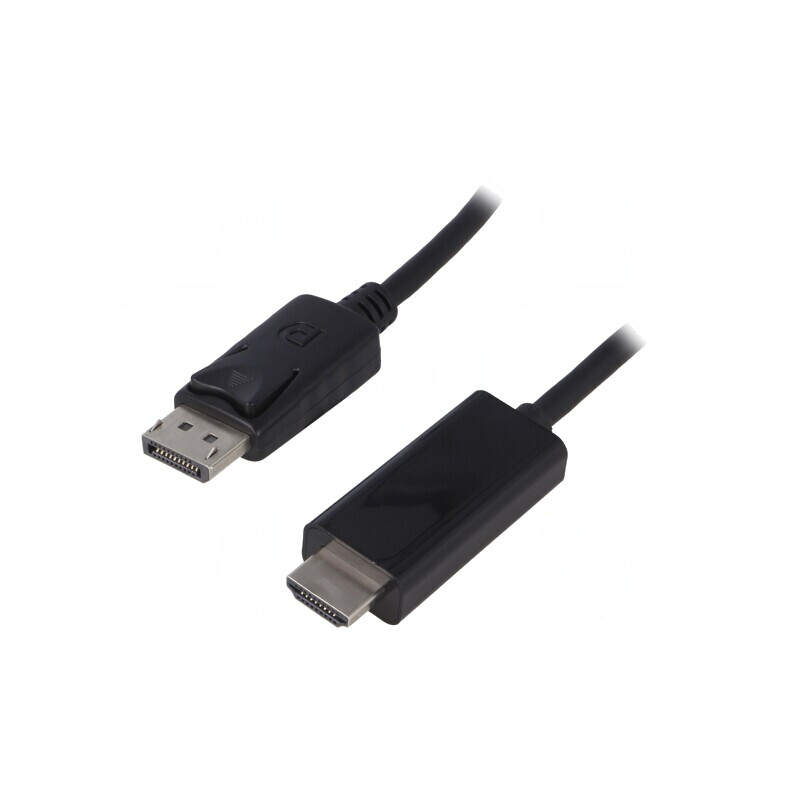 Cablu DisplayPort la HDMI 2m Negru | Electronic-mag.ro | Componente Electronice Cablu DisplayPort la HDMI 2m Negru | Electronic-mag.ro | Componente Electronice