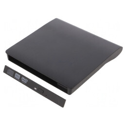 Carcasă CD/DVD Neagră SATA I, USB 2.0 | Electronic-mag.ro | Componente Electronice