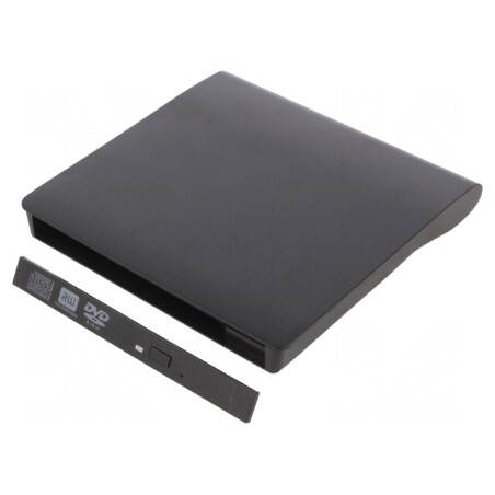 Carcasă CD/DVD Neagră SATA I, USB 2.0 | Electronic-mag.ro | Componente Electronice
