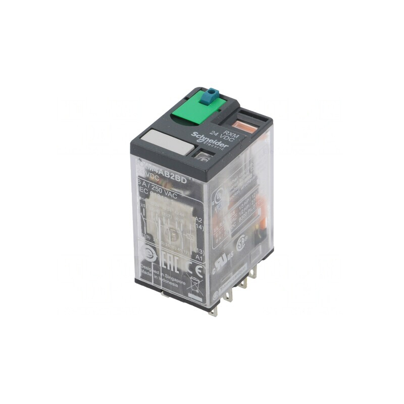 Releu Electromagnetic 4PDT 24V 6A | Electronic-mag.ro | Componente Electronice