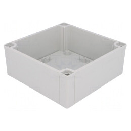 Bază Carcasă MNX ABS Gri 130x130x50mm | Electronic-mag.ro | Componente Electronice