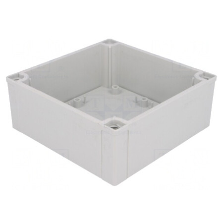 Bază Carcasă MNX ABS Gri 130x130x50mm | Electronic-mag.ro | Componente Electronice