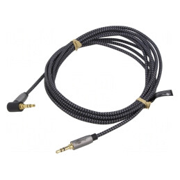 Cablu Audio Jack 3.5mm 3pin Unghi 5m