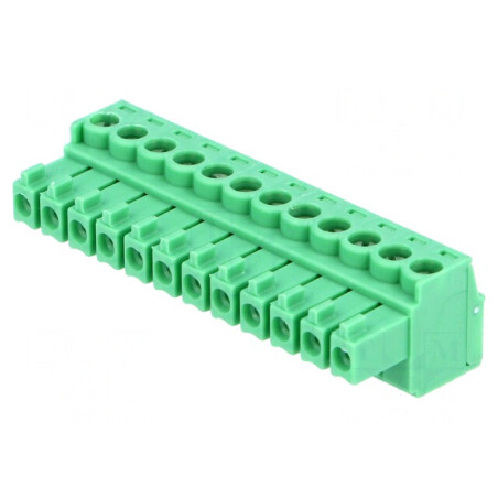 Regletă de Conexiuni Deconectabilă 3,5mm 12 Piste Drept Mufă | Electronic-mag.ro | Componente Electronice