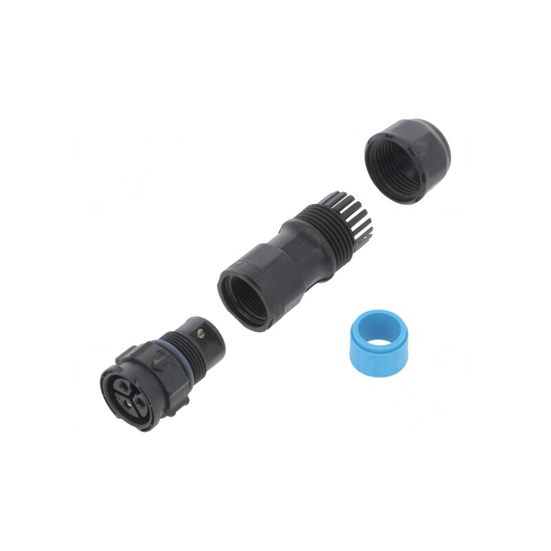 Conector Circular Mufă pe Cablu 3 PIN Mamă X-Lok | Electronic-mag.ro | Componente Electronice