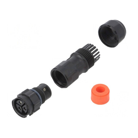 Conector Circular Mamă 3 PIN cu Șurub X-Lok | Electronic-mag.ro | Componente Electronice