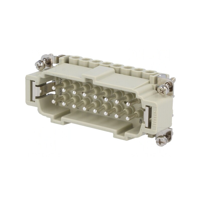 Conector HDC Tată 16 Pin 16A 500V | Electronic-mag.ro | Componente Electronice