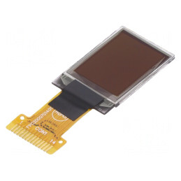 Afișaj OLED Grafic 0.71 inch 48x64 Galben | Electronic-mag.ro | Componente Electronice