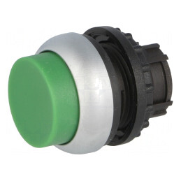 Comutator Apăsare 22mm Verde | Electronic-mag.ro | Componente Electronice