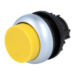 Comutator apăsare 22mm galben | Electronic-mag.ro | Componente Electronice