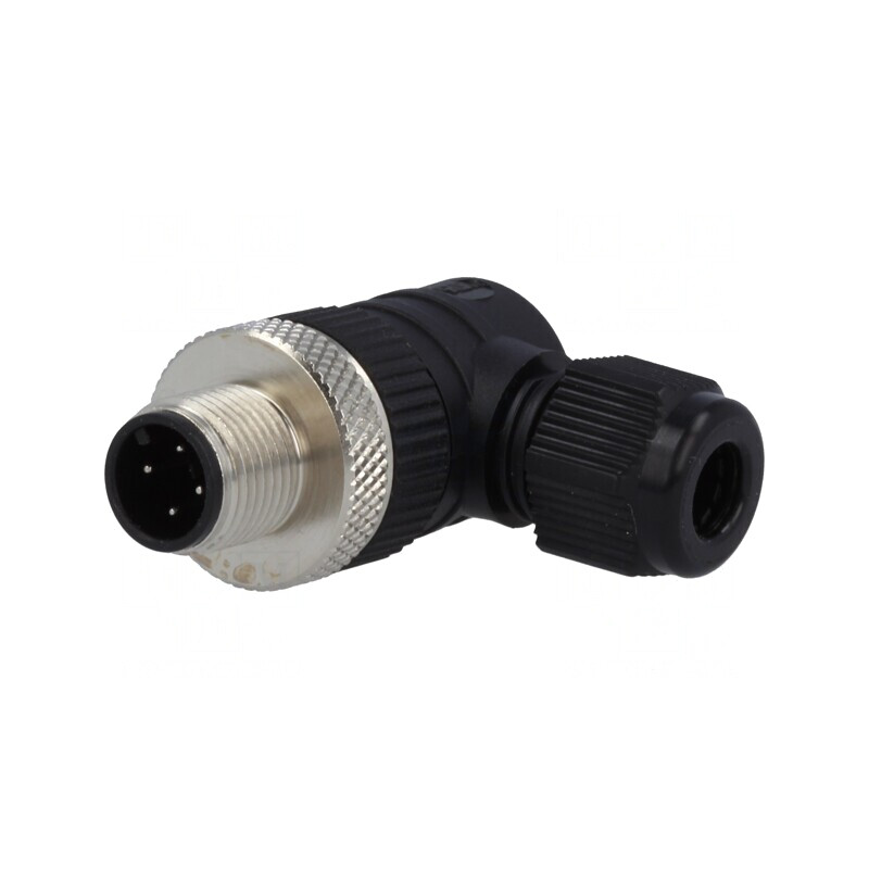 Mufă M12 4-PIN tată IP67 pentru DeviceNet/CANopen pe cablu | Electronic-mag.ro | Componente Electronice