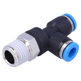 Racord T Push-In 0,95-6bar PBT | Electronic-mag.ro | Componente Electronice