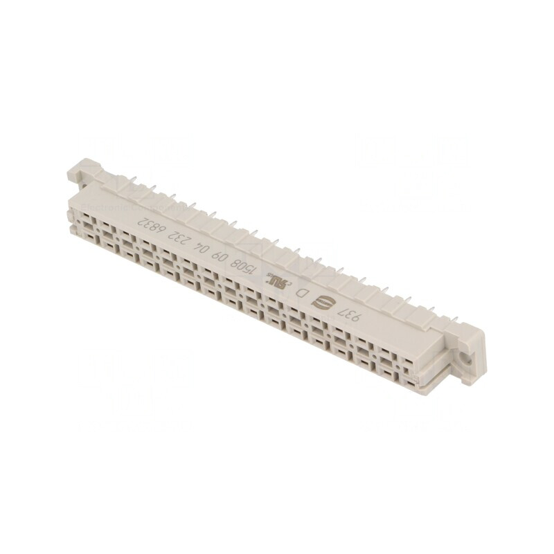 Mufă DIN 41612 tip D mamă 32 pini aurit 6A | Electronic-mag.ro | Componente Electronice