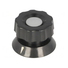 Buton Rotativ Bachelită Negru 38x28mm 6mm | Electronic-mag.ro | Componente Electronice