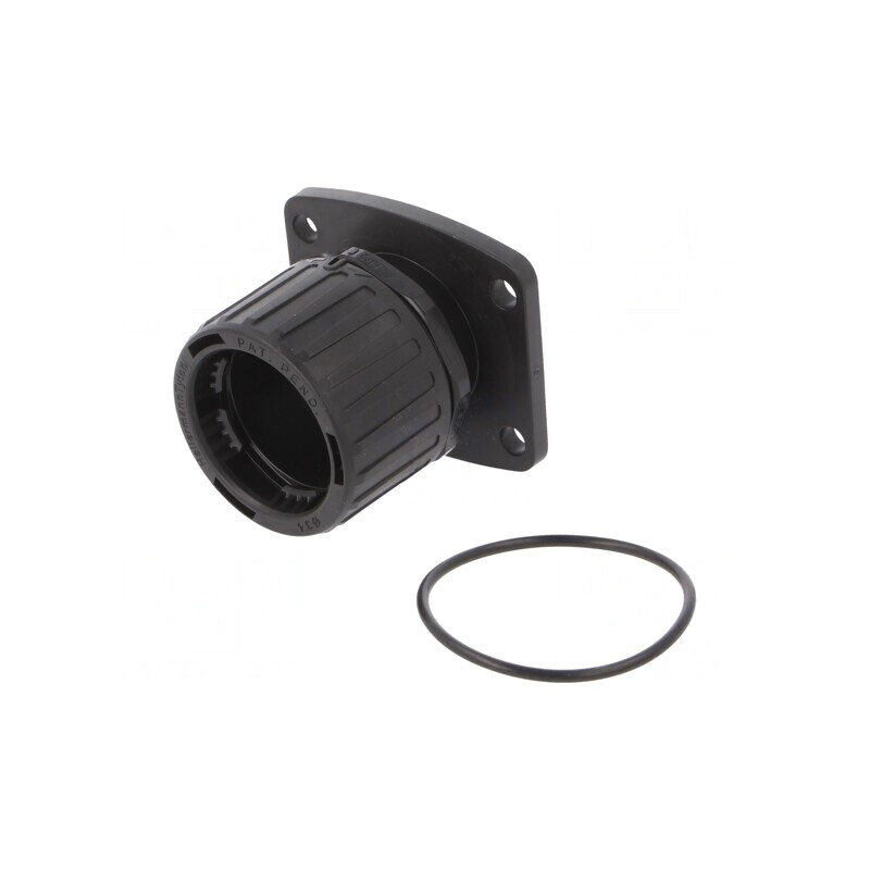 Conector Poliamidă HelaGuard Negru IP66 | Electronic-mag.ro | Componente Electronice